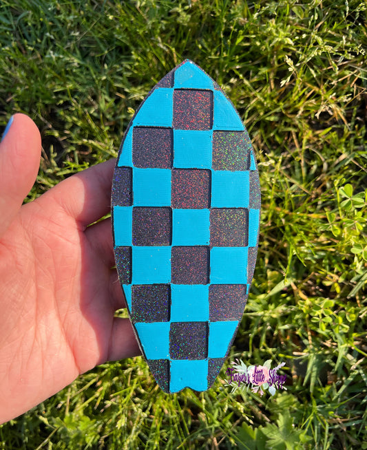 {Checkered Surfboard} Large Freshie