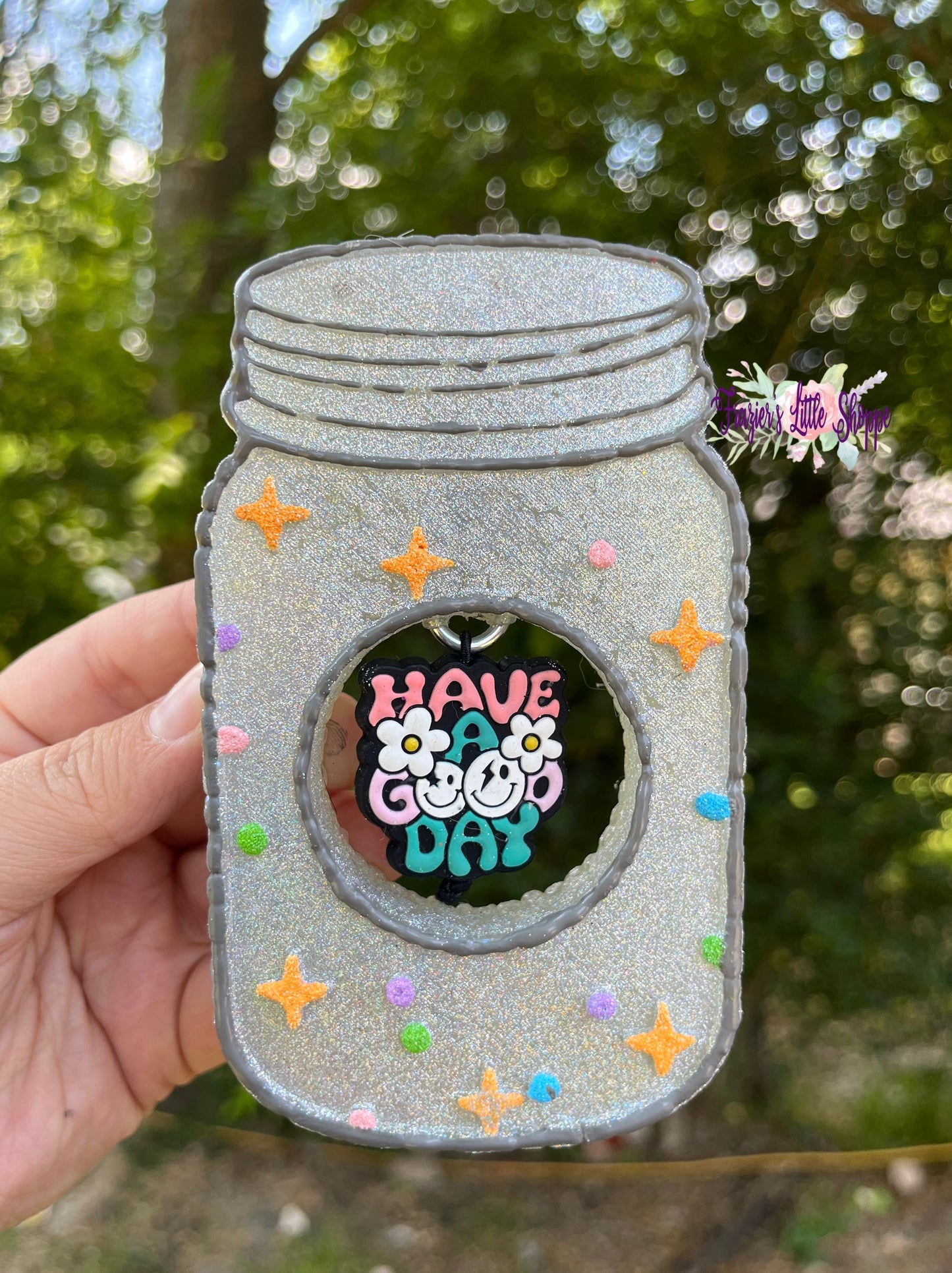 {Mason Jar Cut Out} Large Freshie