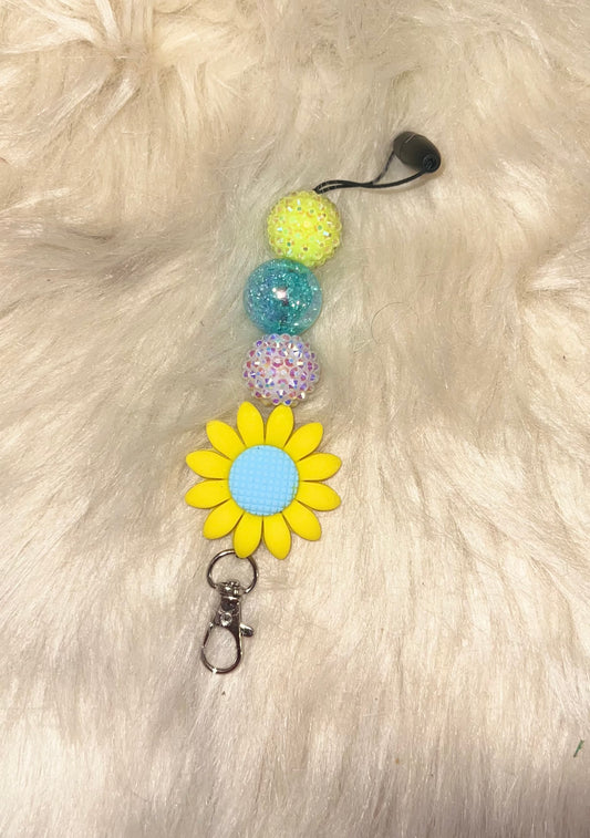 Yellow Flower freshie hanger