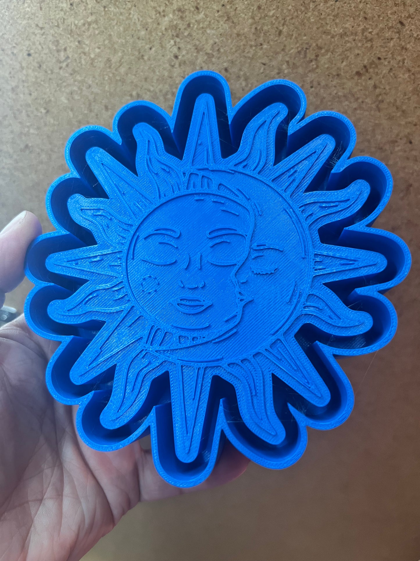 {celestial sun moon} Silicone Mold