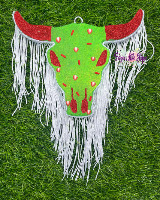 {Strawberry Bull Skull} Small Medium Large Freshie Sizes