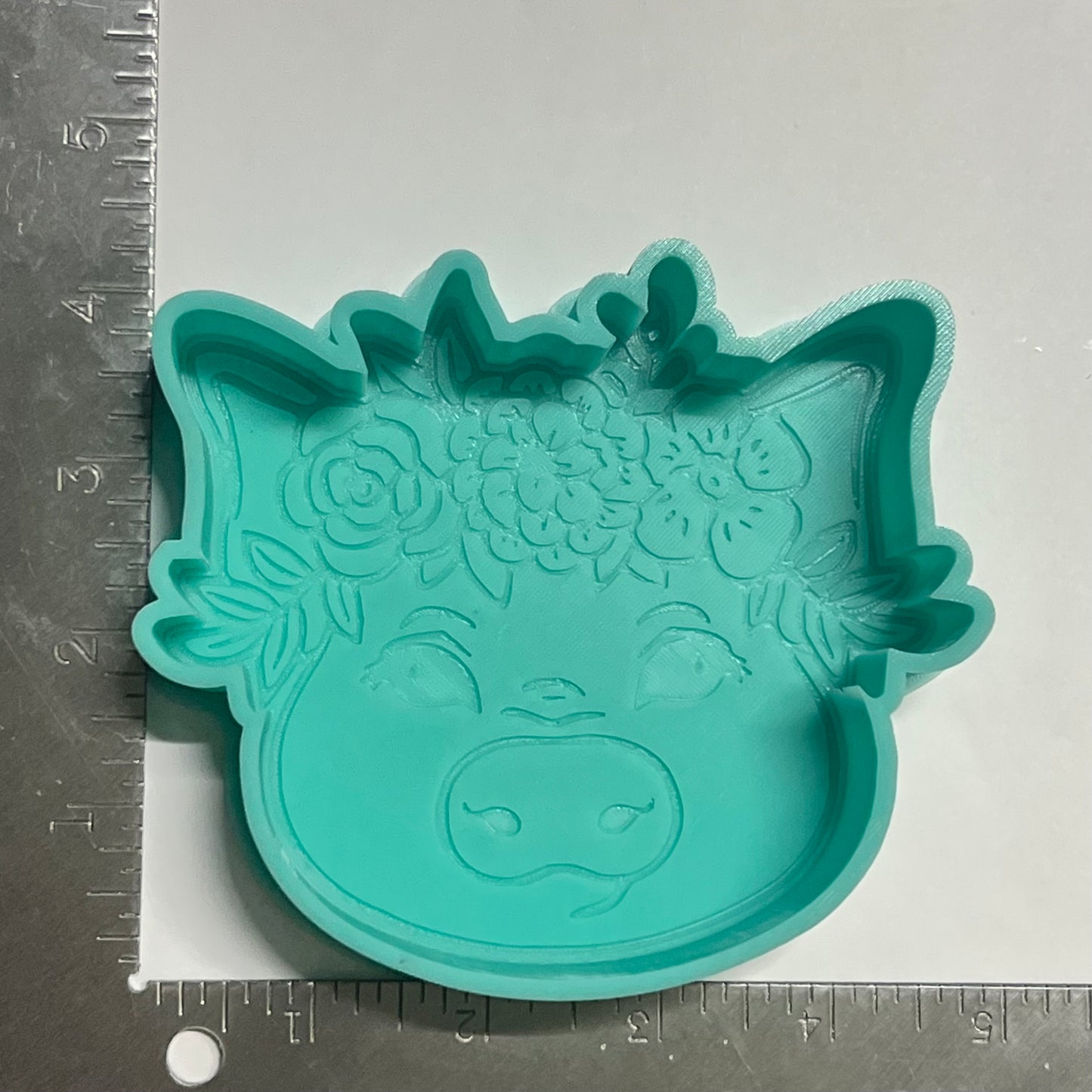 {floral pig} DBD Silicone Mold
