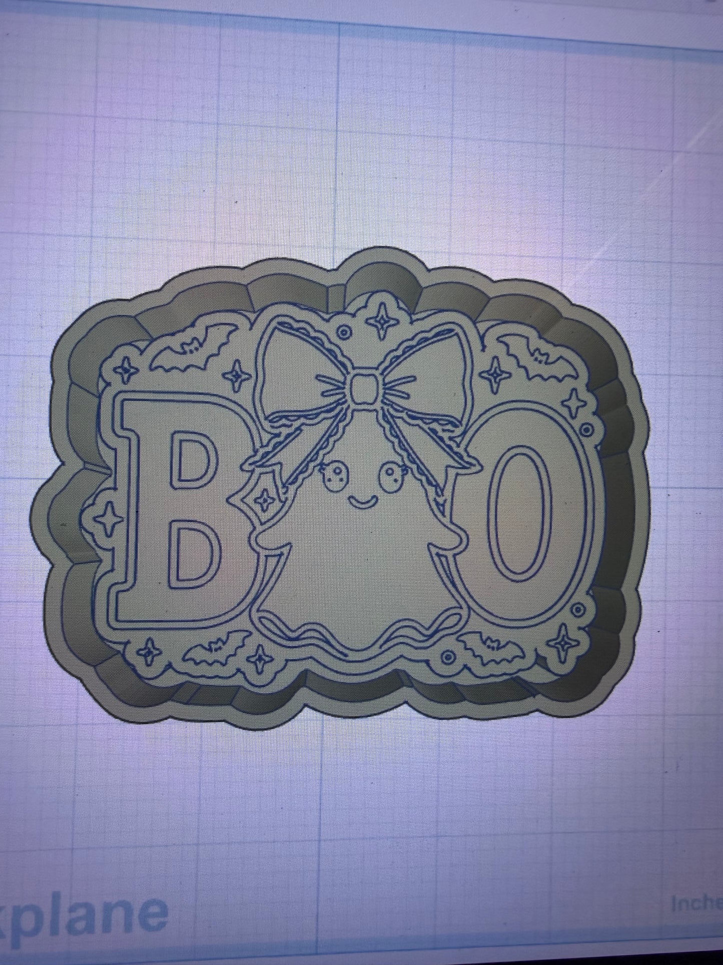 Boo ghost silicone mold