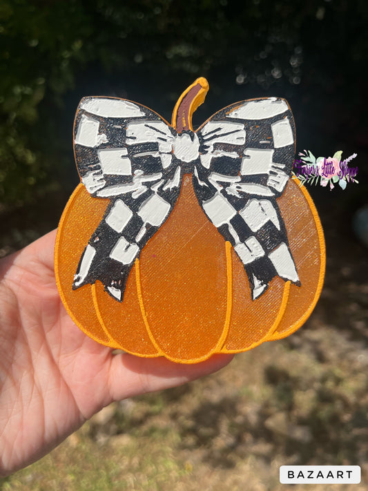 {Pumpkin With Bow} All Freshie Sizes