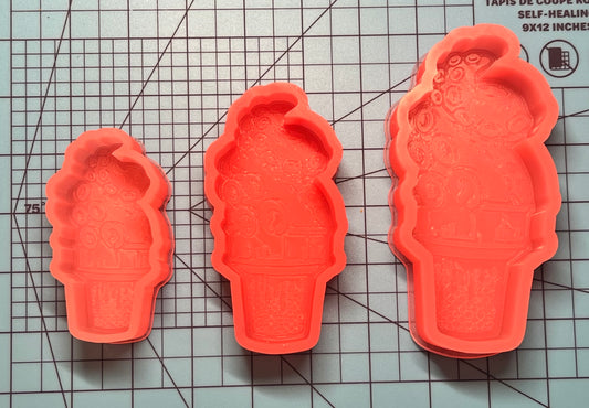 {tentacle cone } Silicone Mold