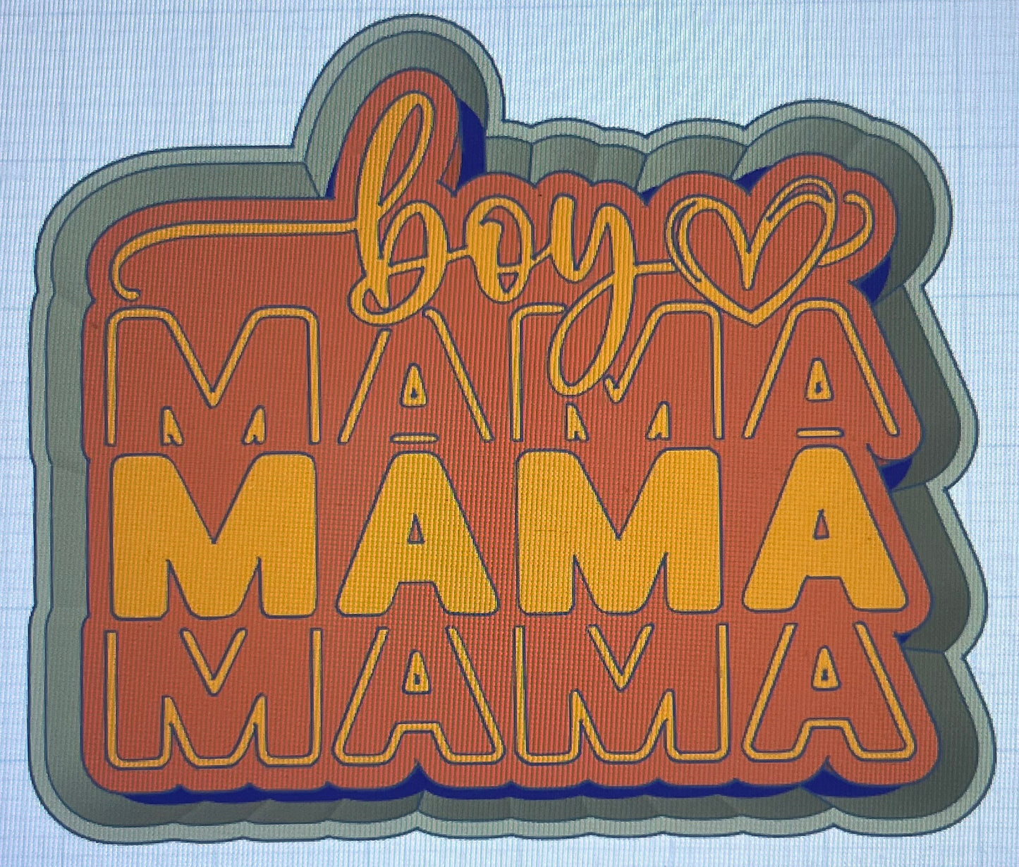 {Boy mama} Silicone Mold