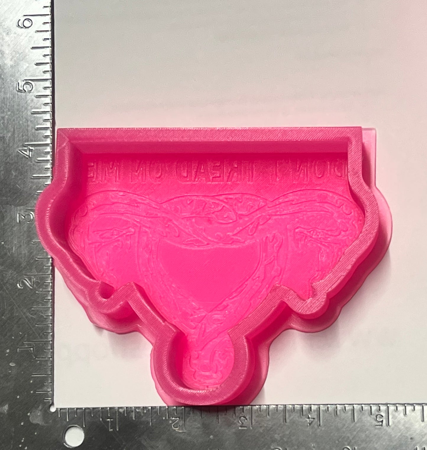 {dont tread on me uterus} DBD Silicone Mold