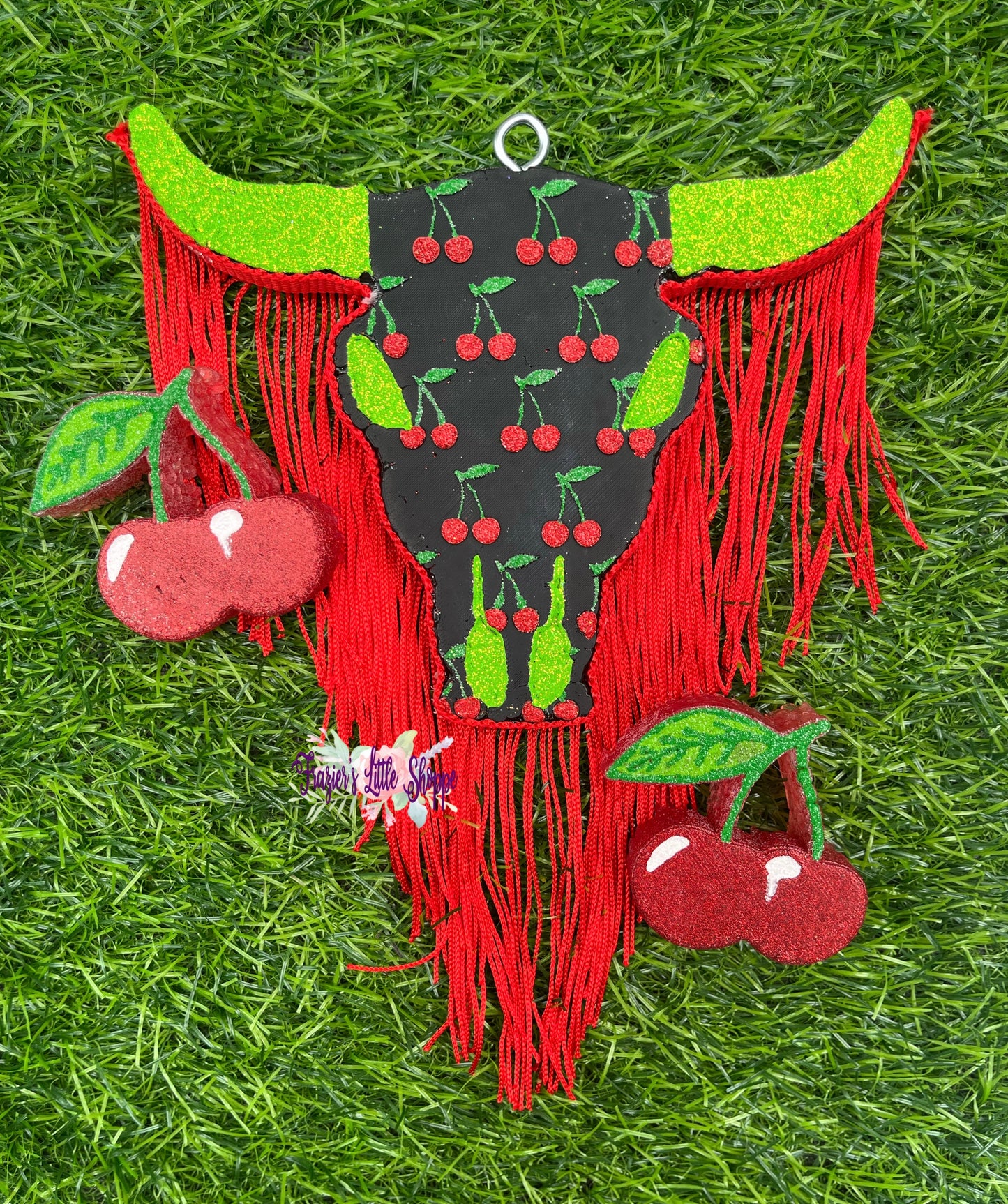 {Cherries} Bull Skull with Vents