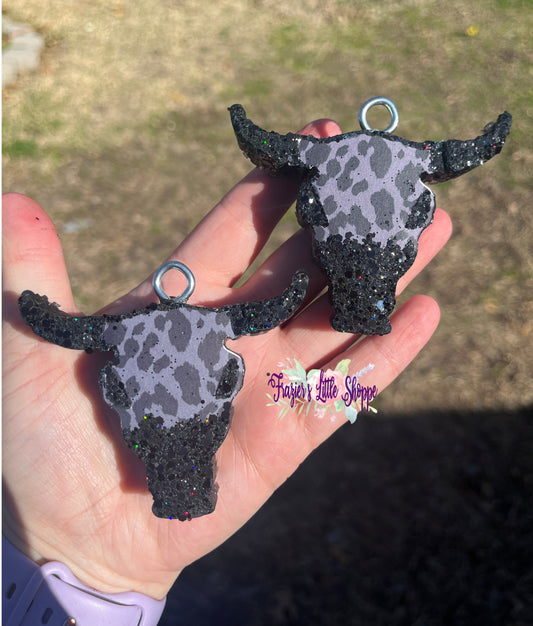 {Black and Grey Leopard Print} All Freshie Sizes