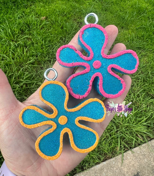 {Bikini Bottom Cloud Flower} Vent Clips Set of 2