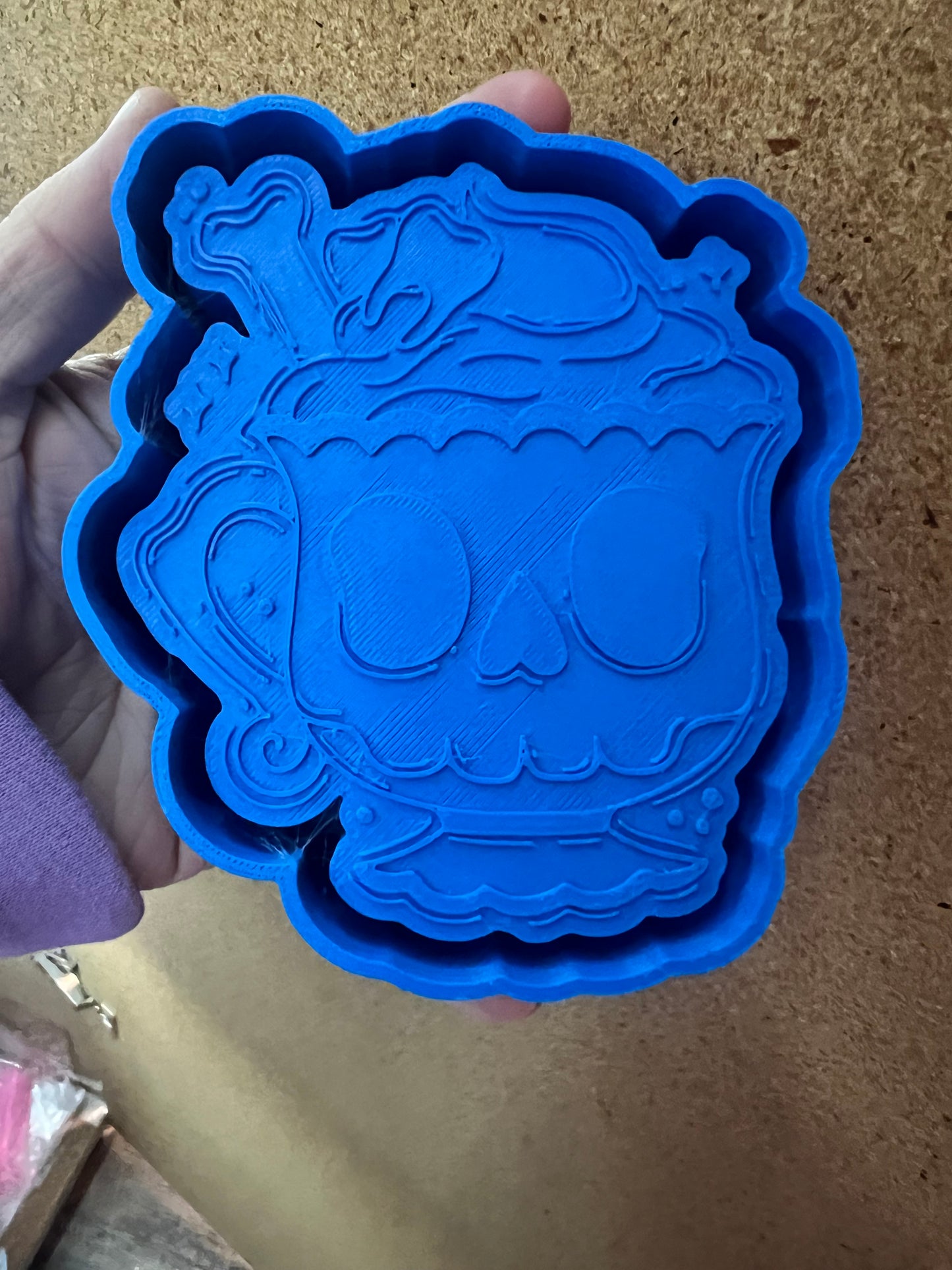 {skull cup} Silicone Mold