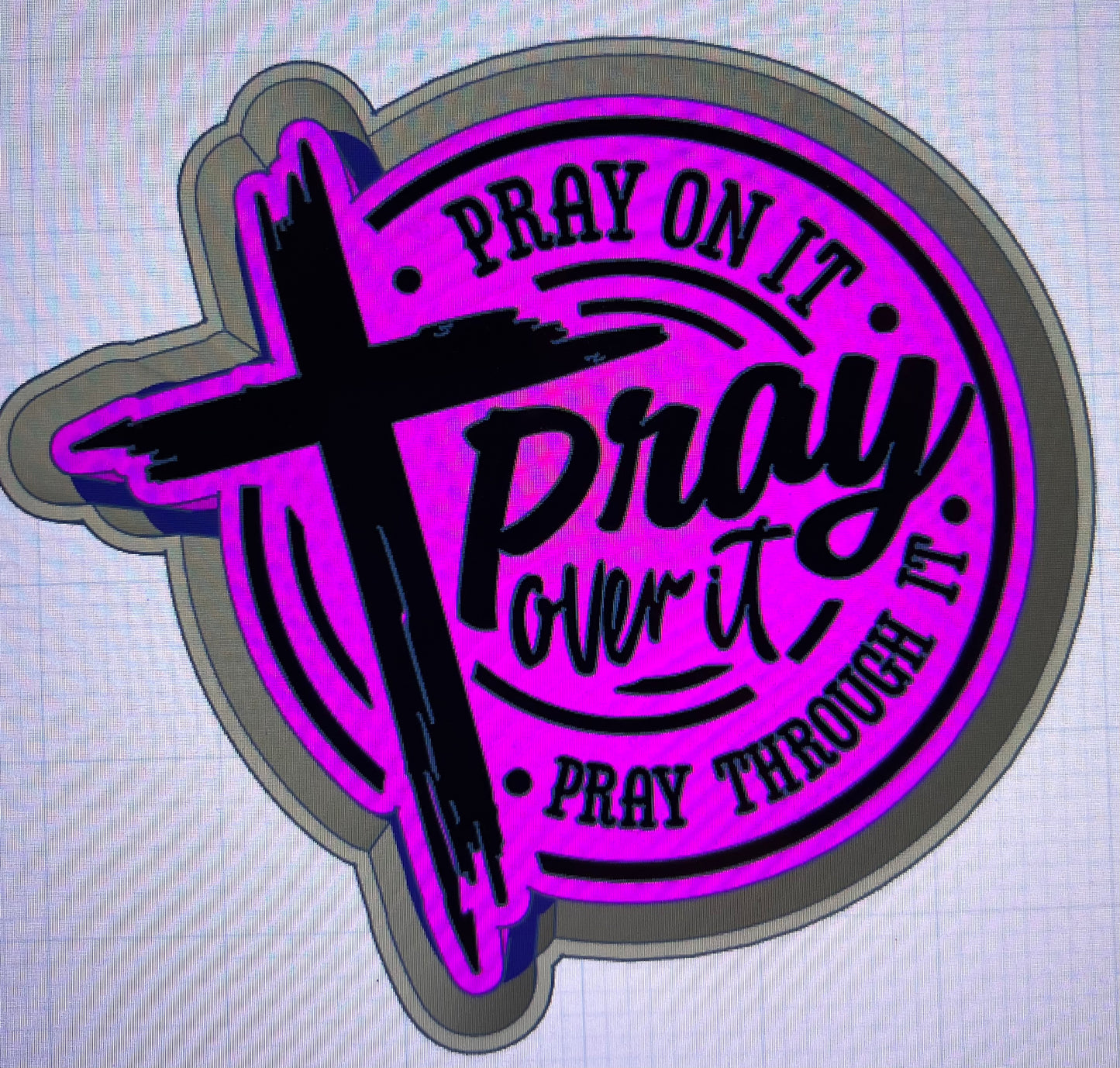 {Pray over it} Silicone Mold