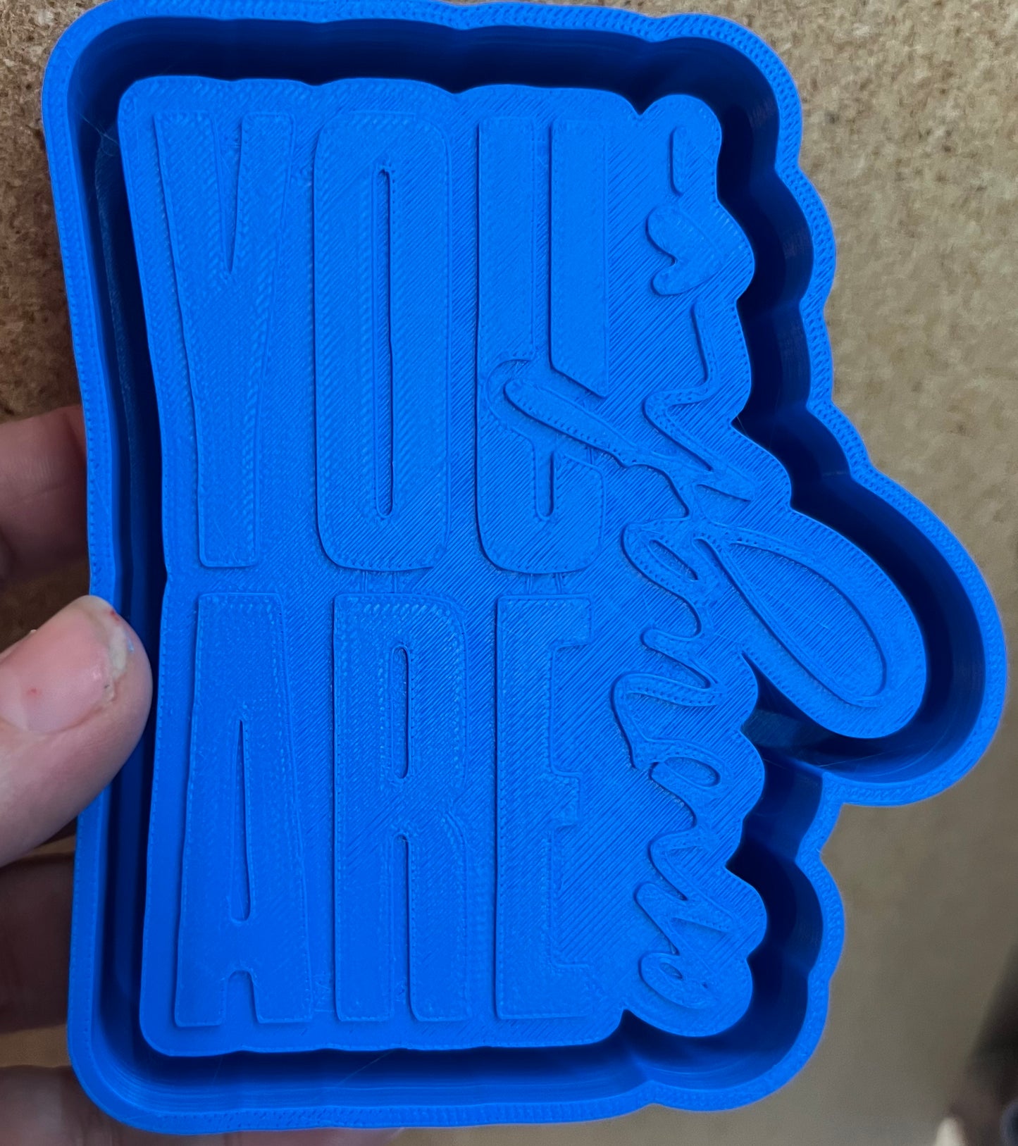 {you are enough ❤️} Silicone Mold