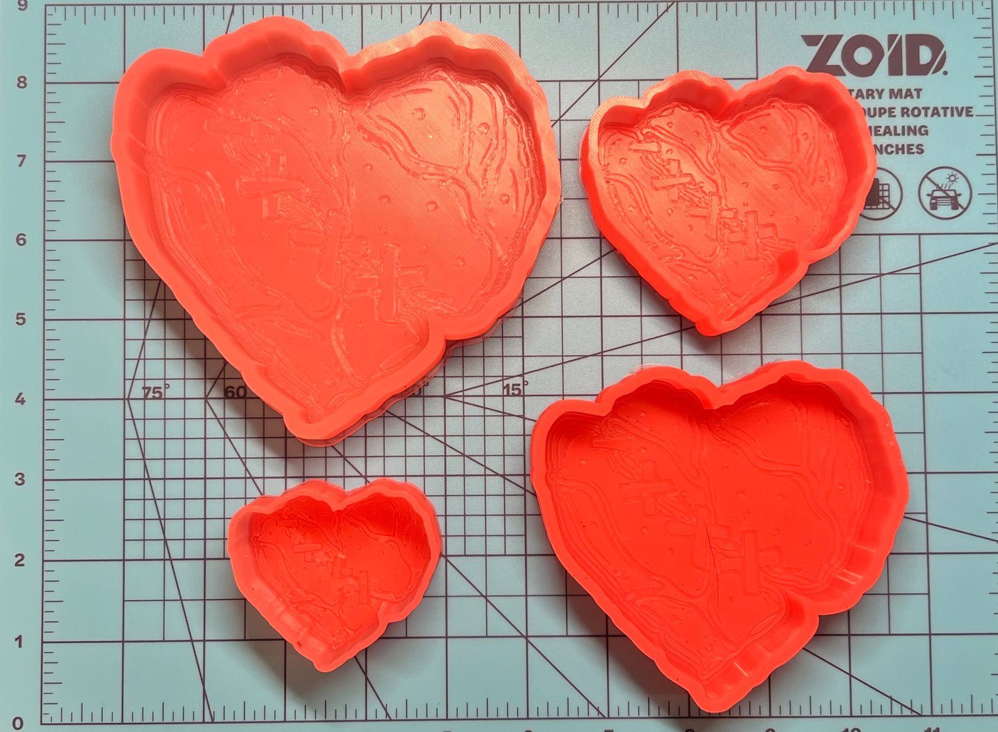 {broken zombie heart} Silicone Mold