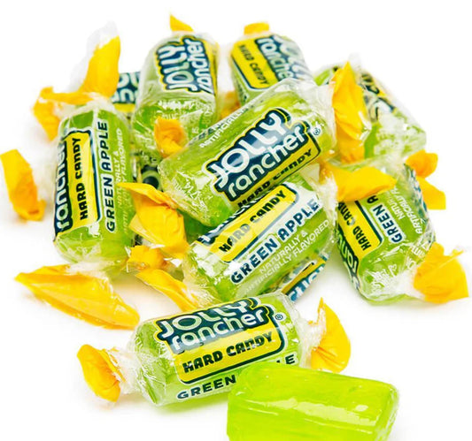 Green apple candy type Pre- scented beads