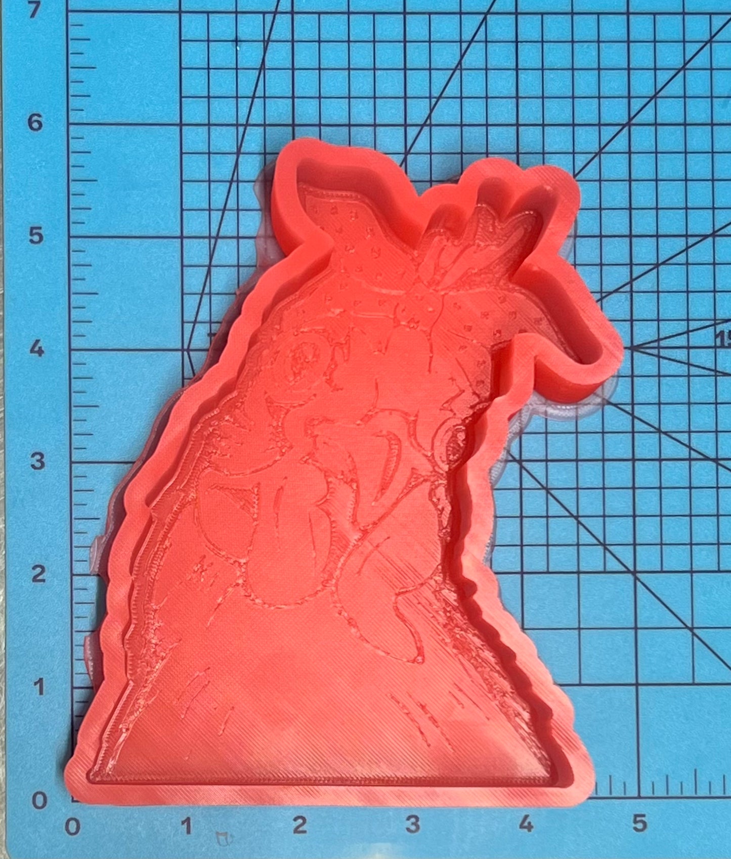 {Chicken Head with Bow} Silicone Mold