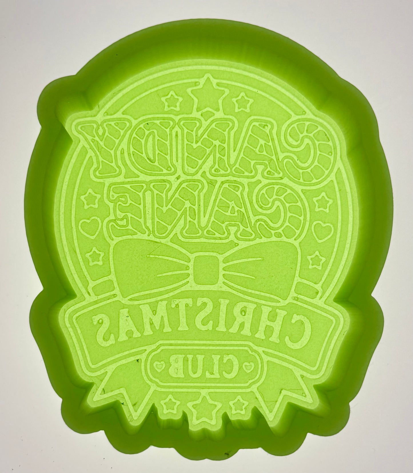 Candy Cane Club silicone mold