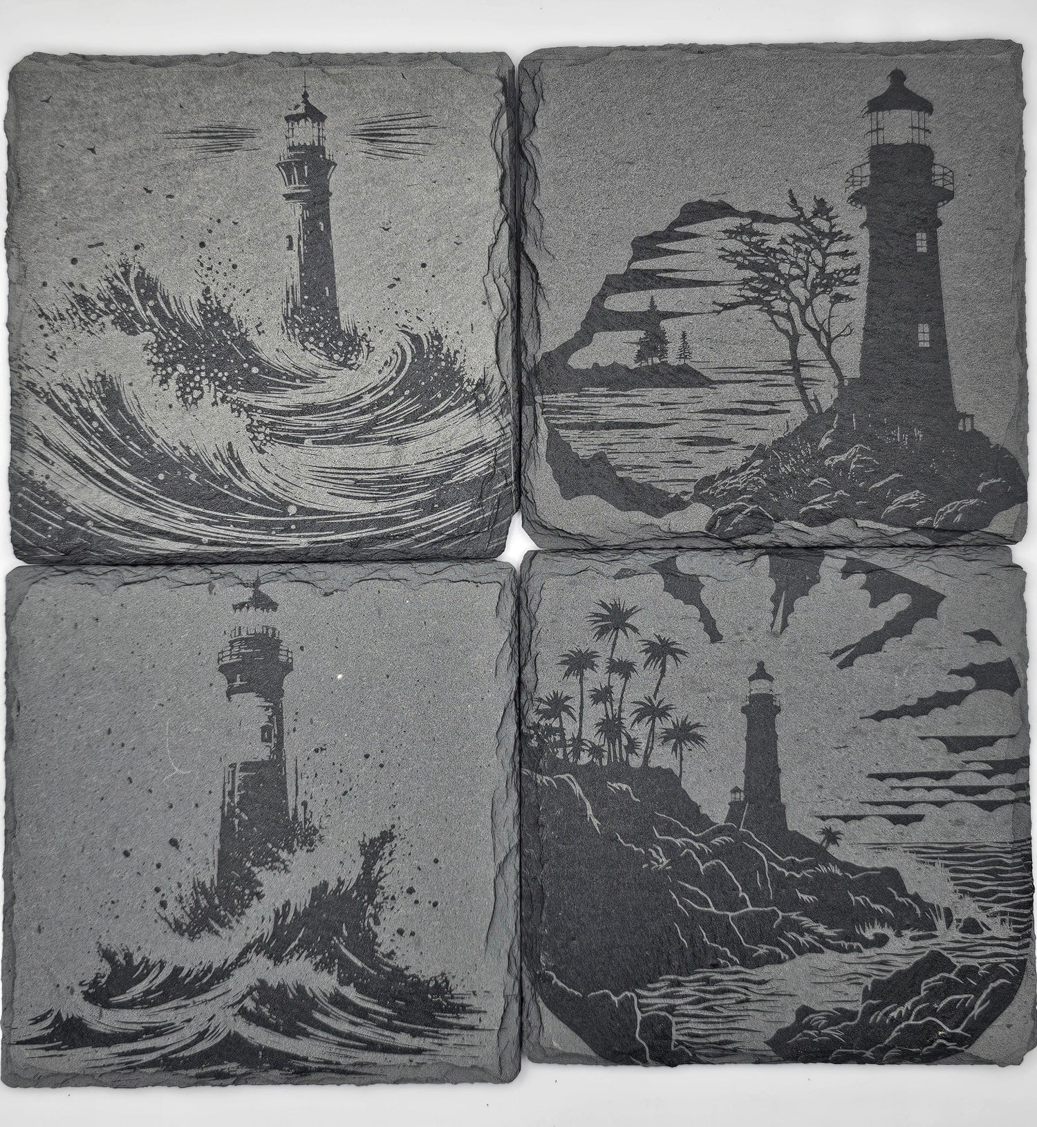 Lighthouse Slate coasters – Frazier's Little Shoppe