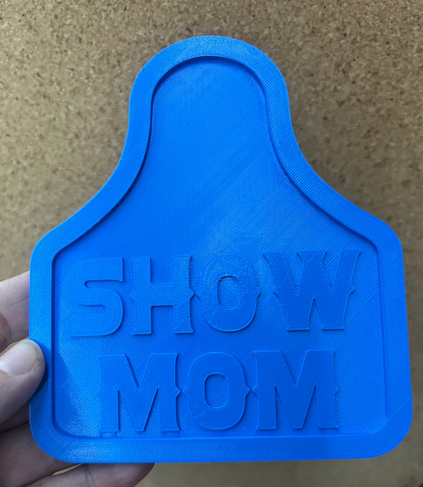 X- Large Cow Tag inserts (silicone mold)