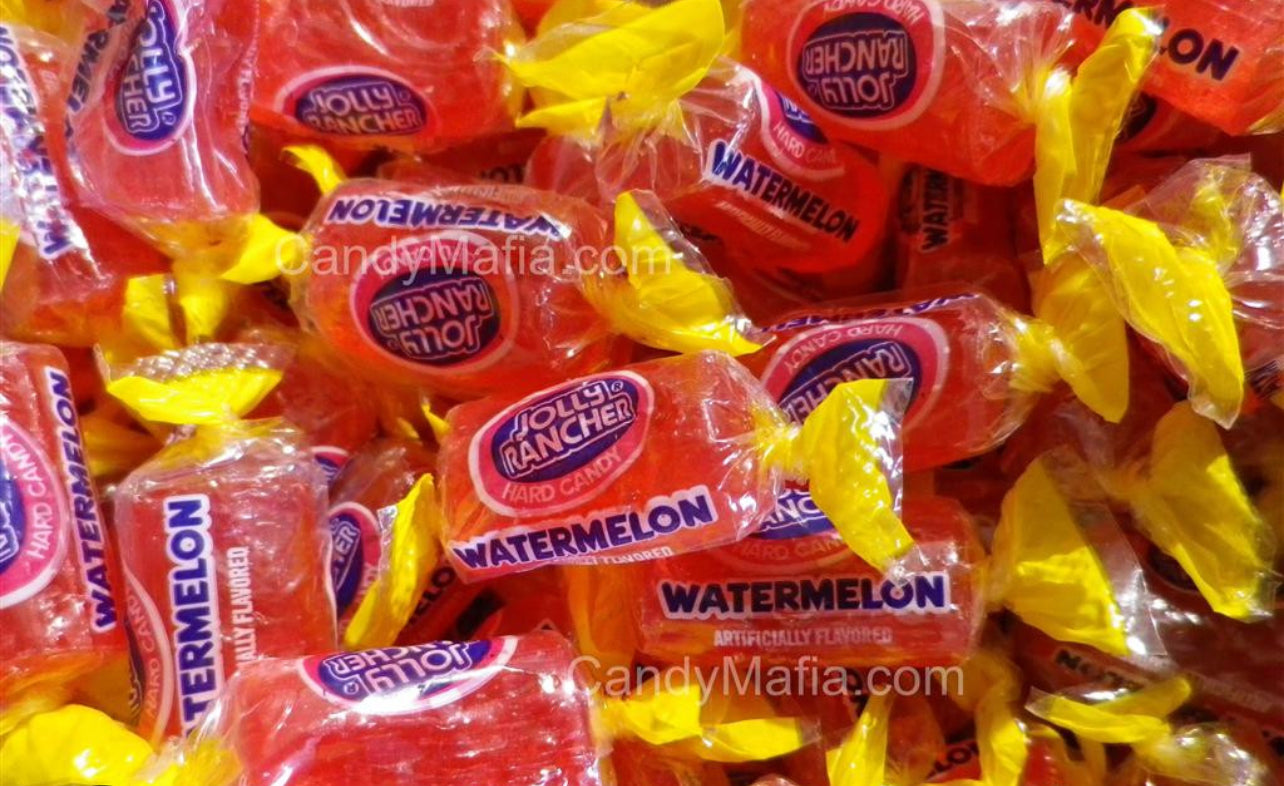 watermelon candy type Pre- scented beads