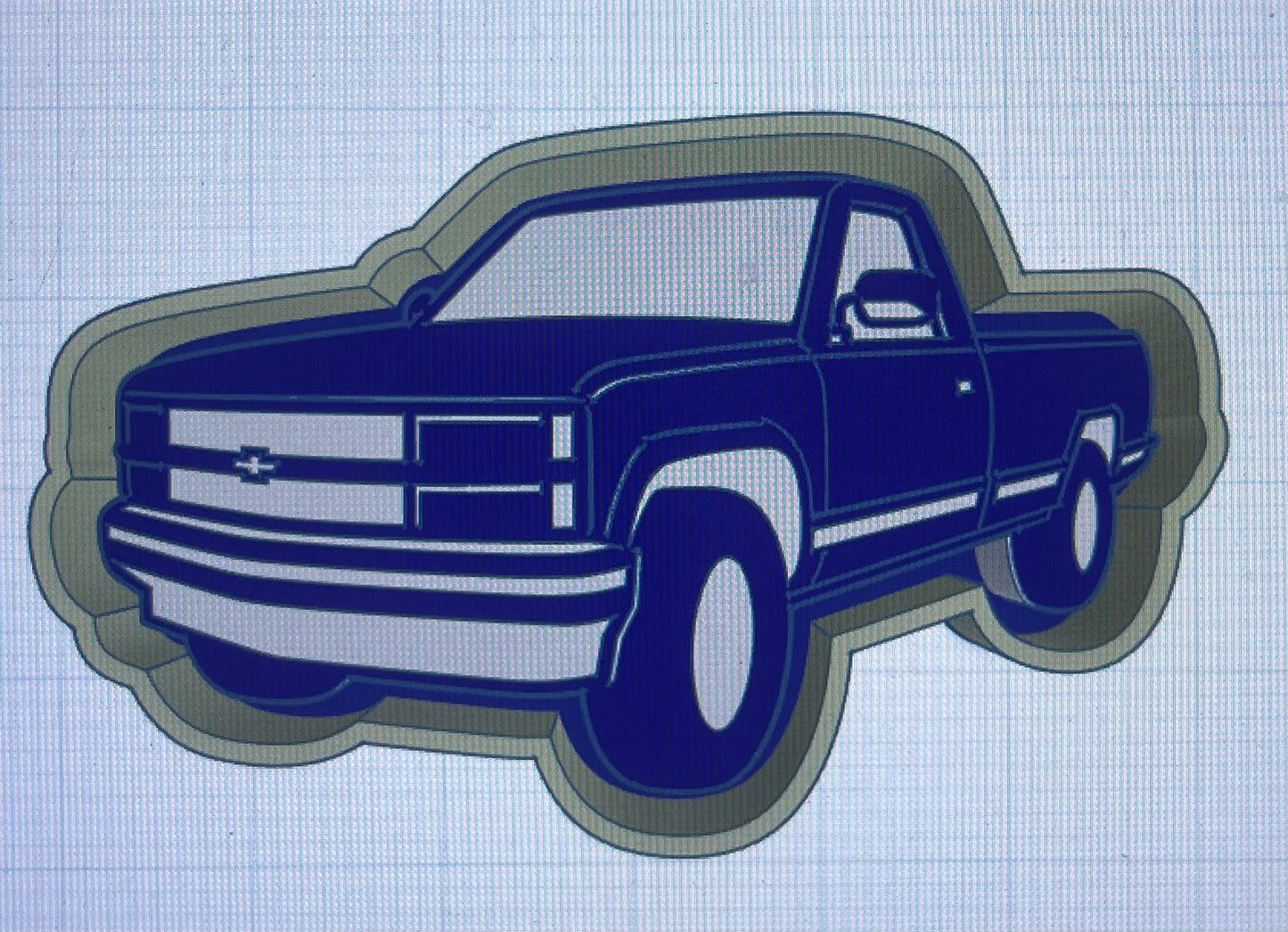 {90s chevy} Silicone Mold