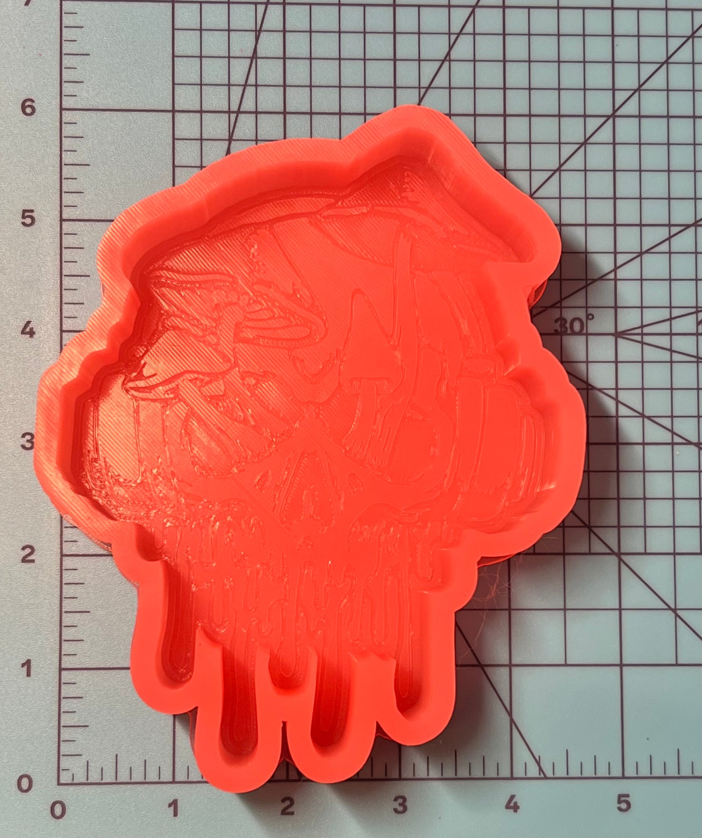 {mushroom skull headphones } Silicone Mold