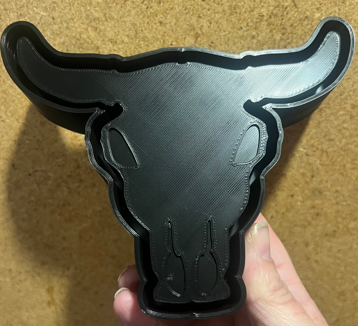 {Bare Bull Skull} Silicone Mold