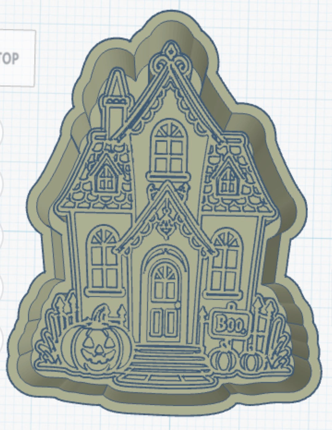 Haunted house silicone mold