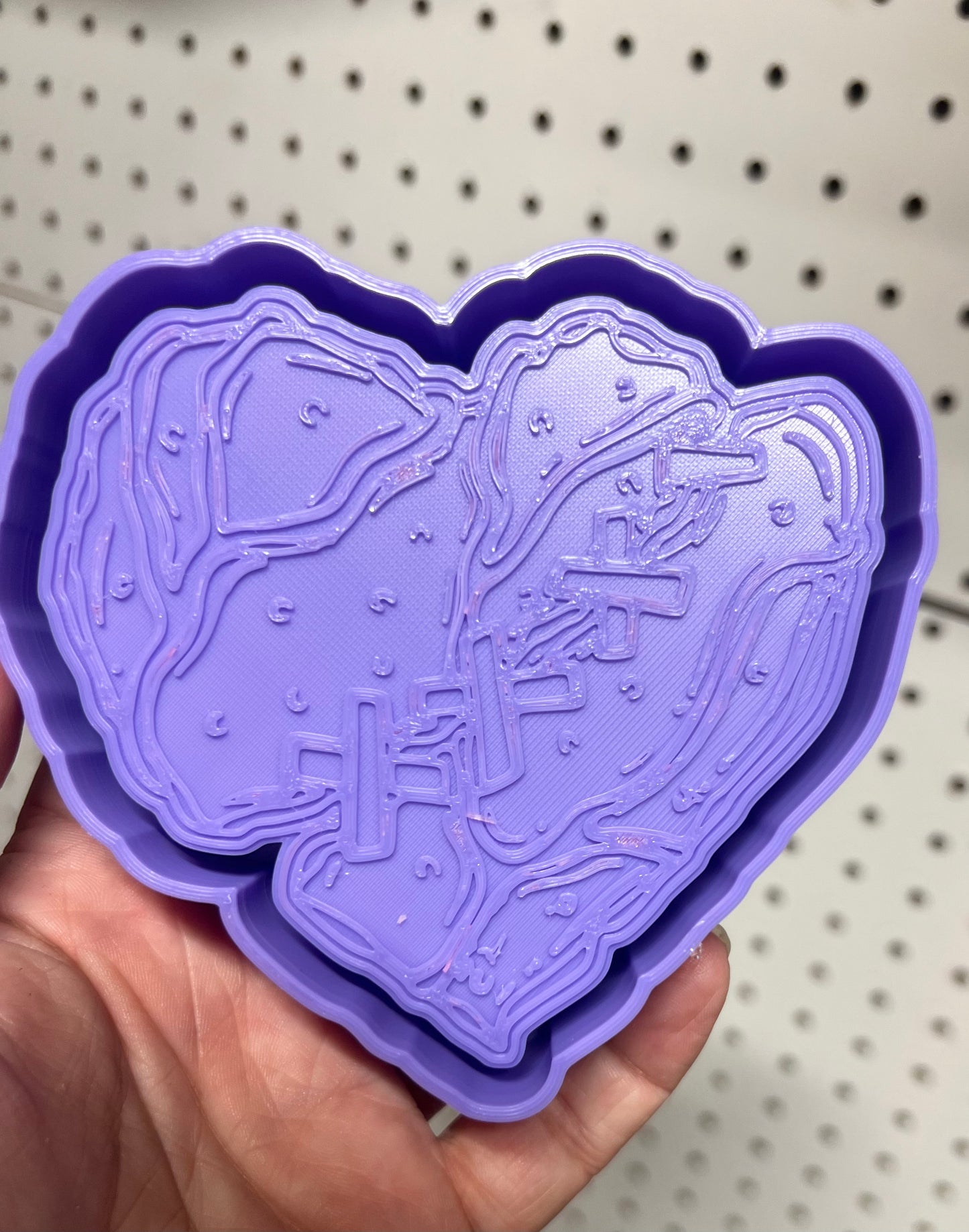 {broken zombie heart} Silicone Mold