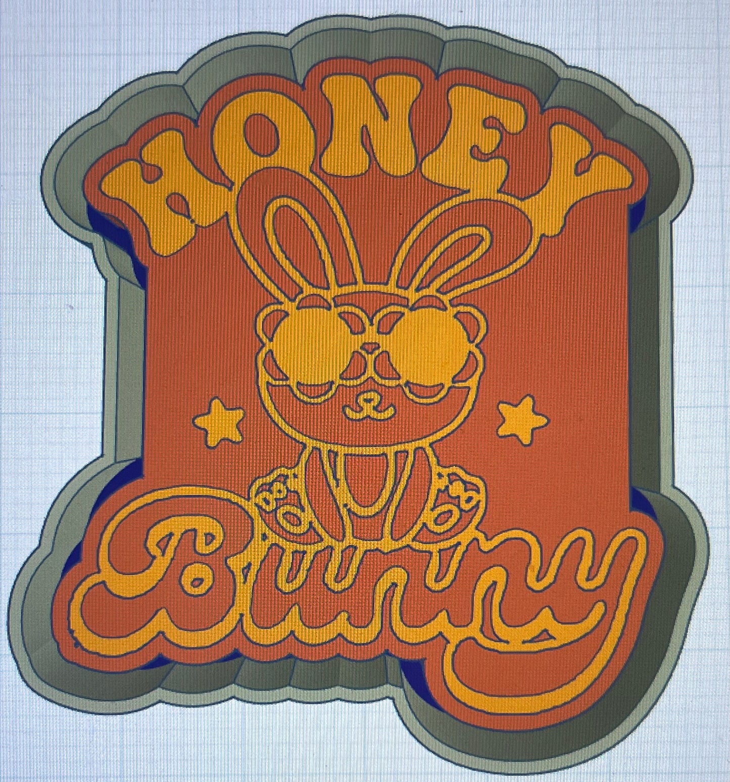 {Honey Bunny} Silicone Mold