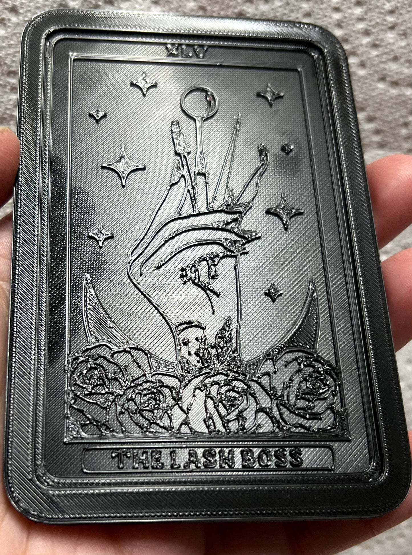 {lash boss Tarot Card Insert only} Silicone Mold