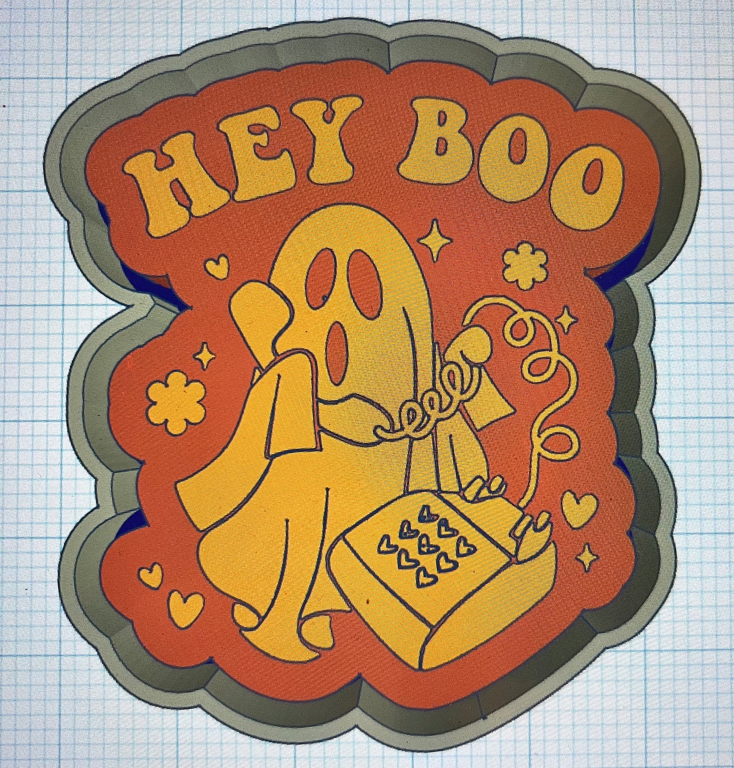 {hey boo} Silicone Mold