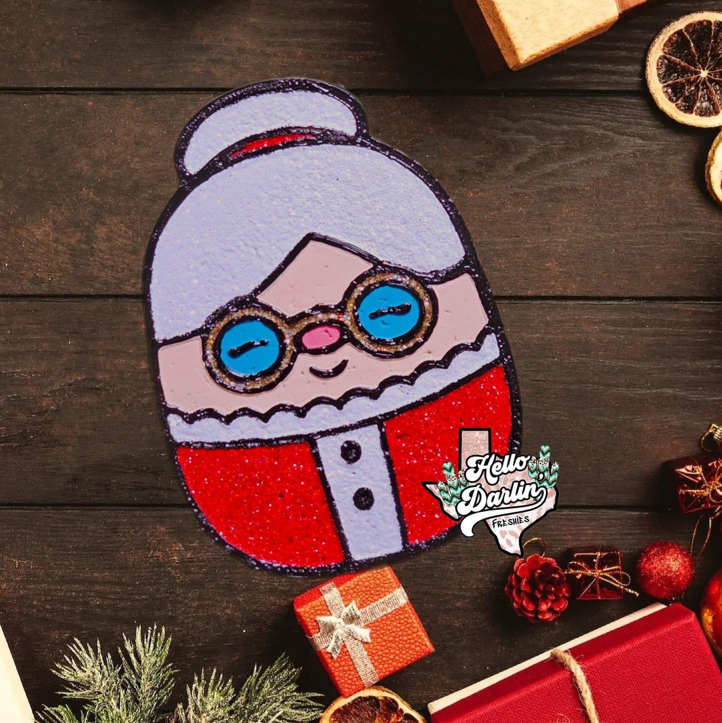 {Mrs Clause Squishmellow} Silicone Mold