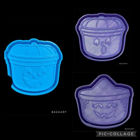 {halloween buckets bundle} Silicone Mold