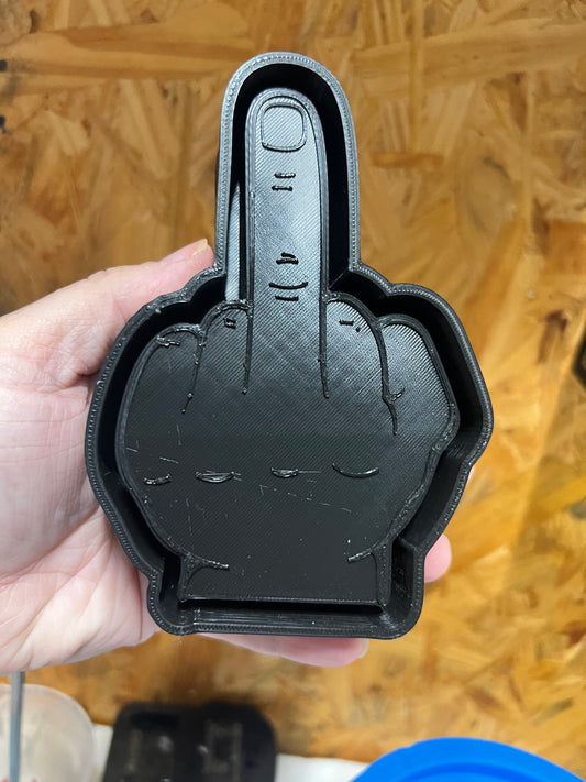 {middle finger man version} Silicone Mold