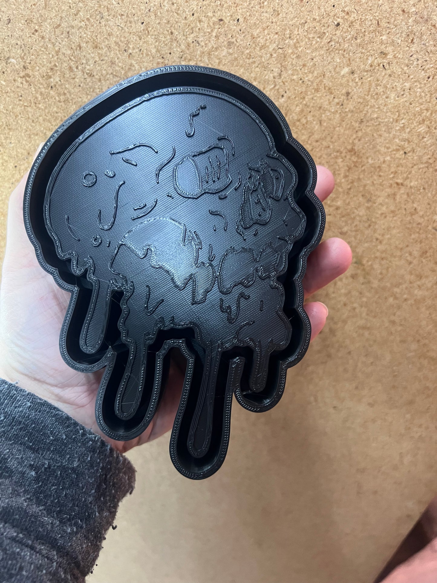 {dripping skull} Silicone Mold