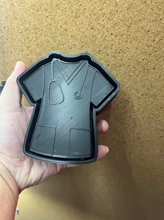 {Scrub top} Silicone Mold