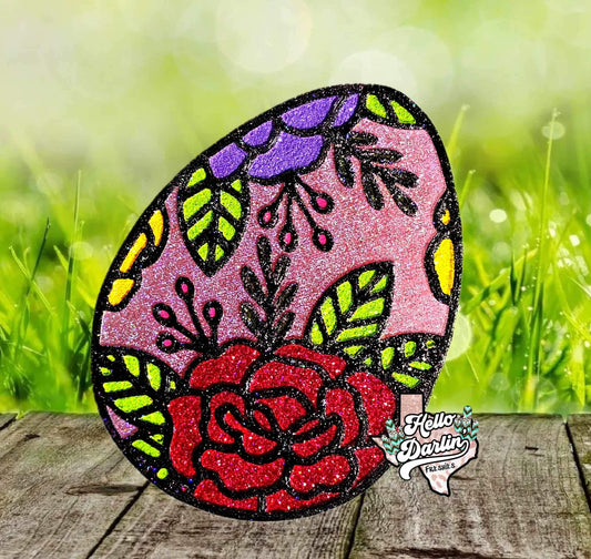 {Floral egg} DBD Silicone Mold