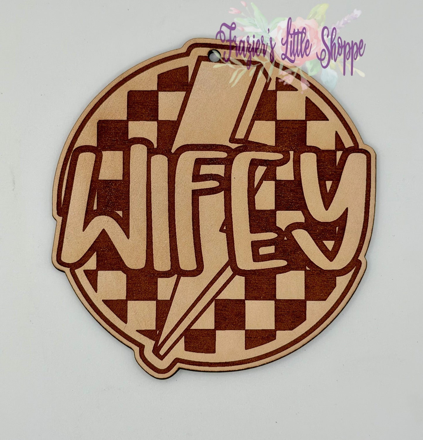 Wifey Leather Freshie Blank