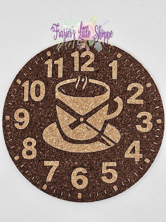 Coffee clock Cork Coasters