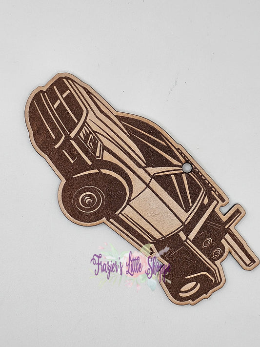 Snatch truck leather freshie blank (unscented)