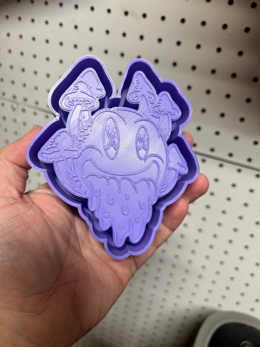 {mushroom smile} Silicone Mold