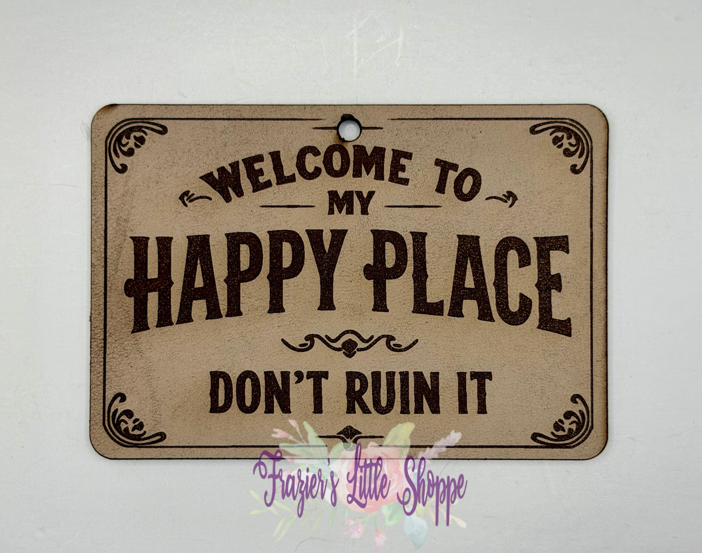 Happy Place freshie blank (unscented)