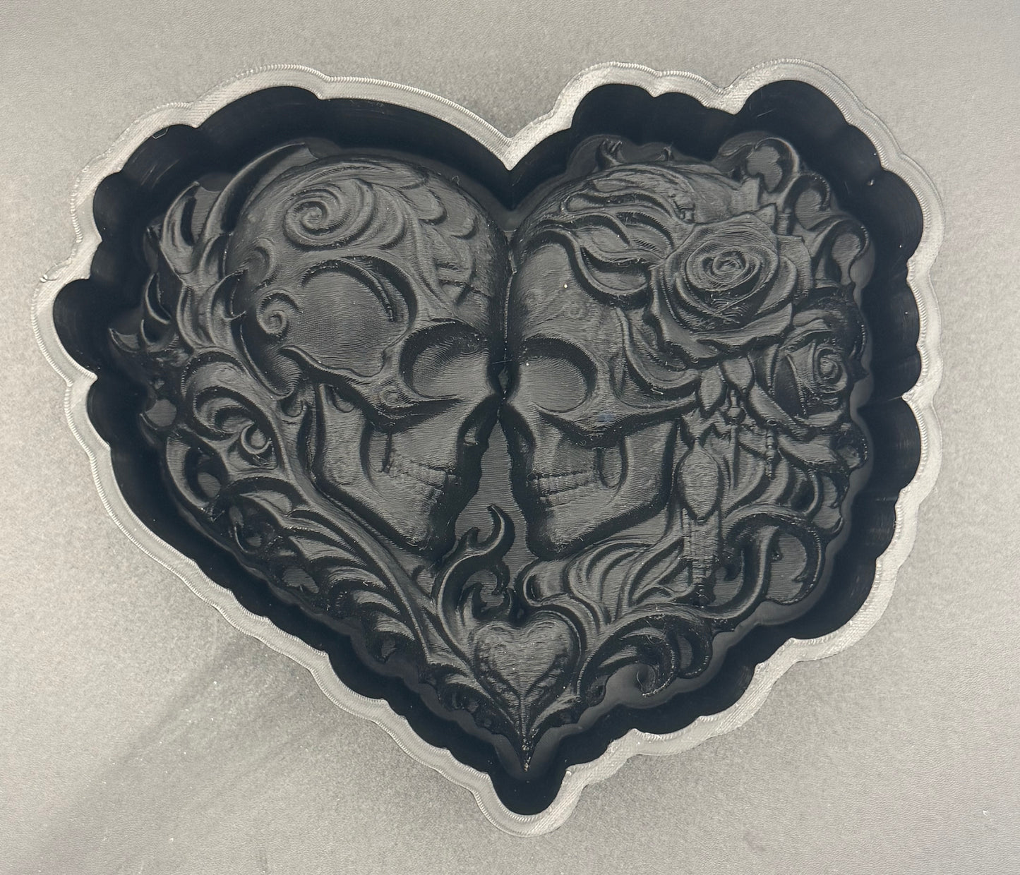 3d Him her heart skeletons