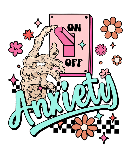 {Anxiety switch tee} Apparel