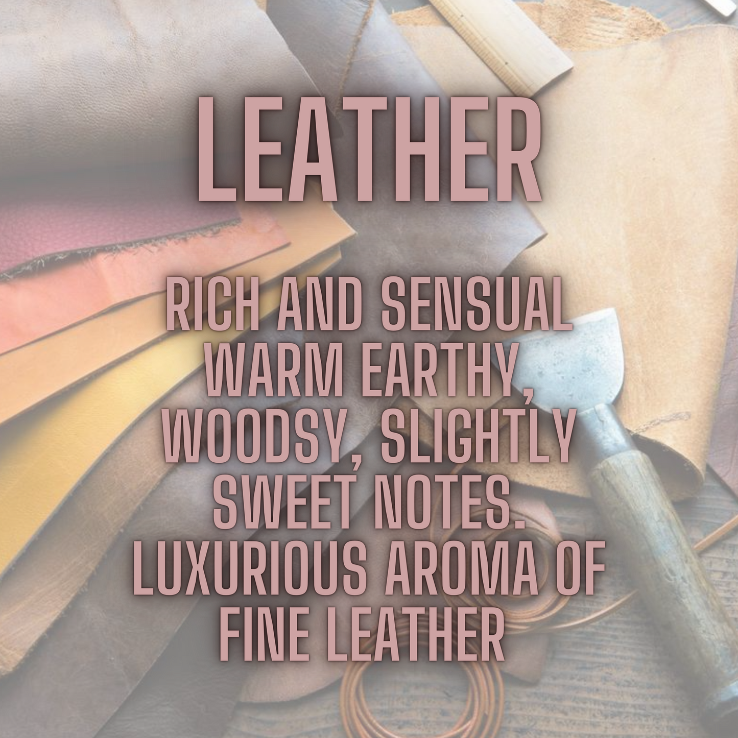 Leather fragrance oil