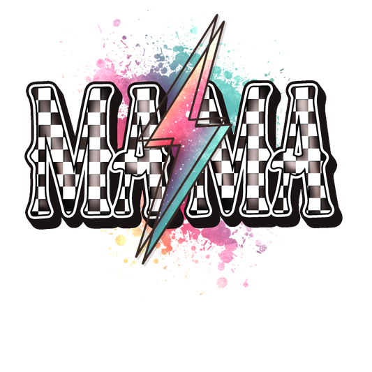 {MAMA bolt tee} Apparel