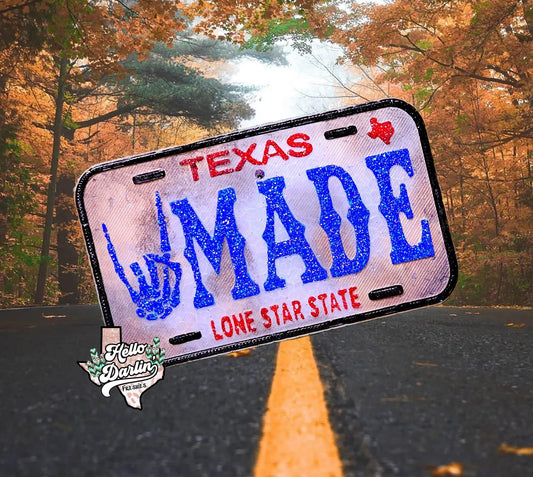 {license plate 🤘🏻made } Silicone Mold