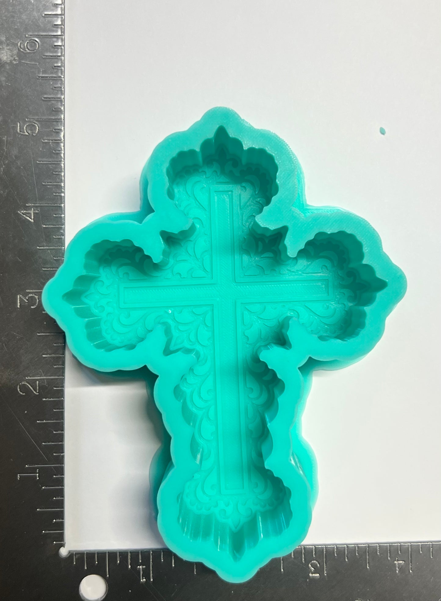 {intricate cross} DBD Silicone Mold