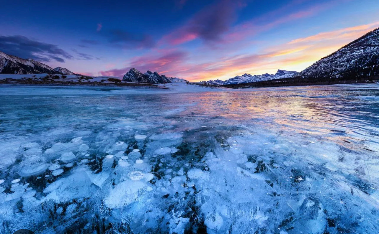 Frozen lake type Pre- scented beads